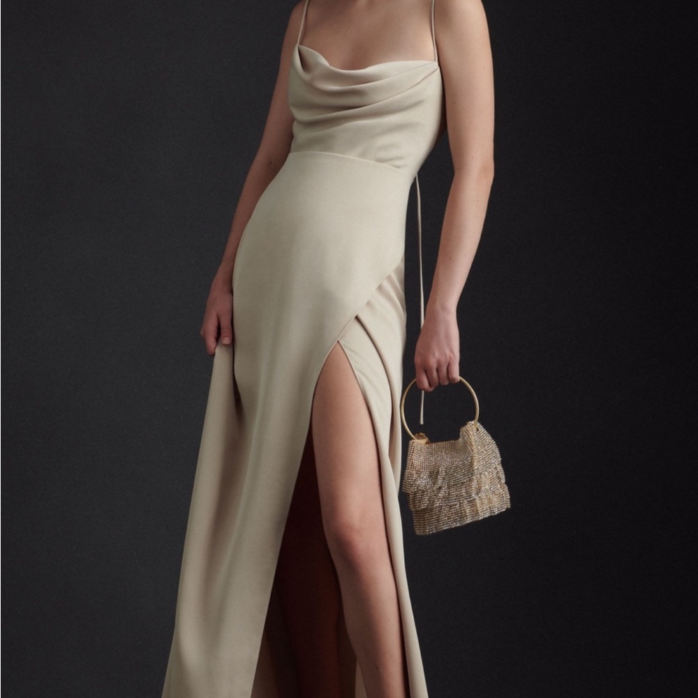 BHLDN Champagne bridesmaid dress- size 4